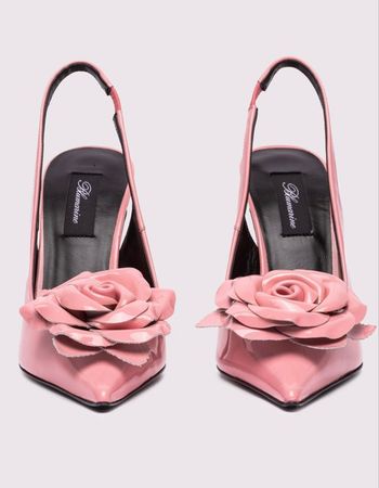 blumarine pink rise shoes