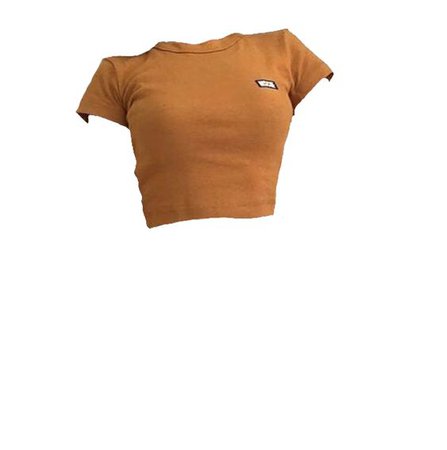 brownish mustard crop shirt