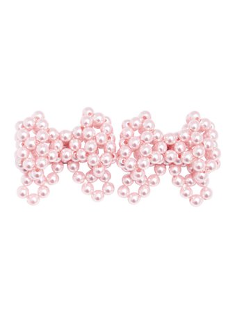[SWINGSET] Seasonless Adorable Beads Earrings (Baby Pink) – SellerWork