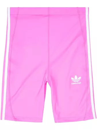 Balenciaga x Adidas 3-Stripes Cycling Shorts - Farfetch