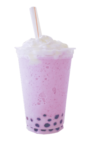 *clipped by @luci-her* Boba Tea Smoothie