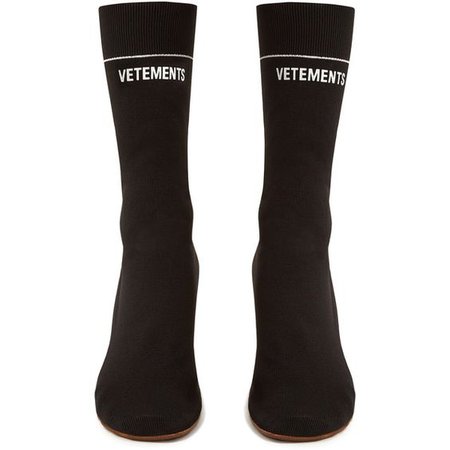 Vetements Lighter-heel sock ankle boots