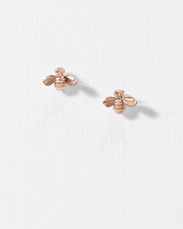 Bee earrings - Rose Gold | Jewellery | Ted Baker UK