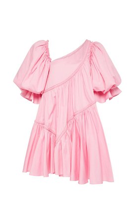 Casabianca Puffed-Sleeve Cotton Mini Dress By Aje | Moda Operandi