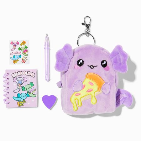 Pizza Axolotl 4'' Backpack Stationery Set | Claire's US
