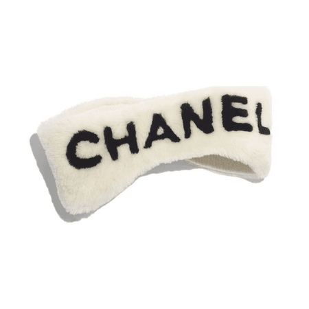headband accessories beige Chanel