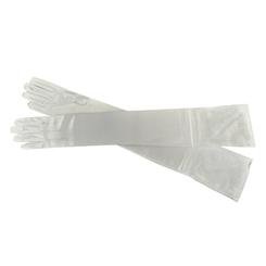 White Opera Length Gloves