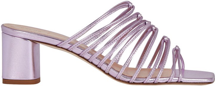 Pearl Strappy Leather Sandals