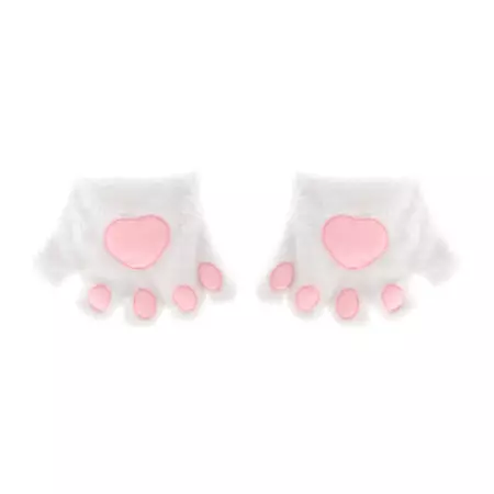 White Gloves with Pink Paws Halloween Costume Accessory, Unisex, Way to Celebrate - Walmart.com
