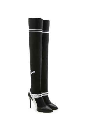Over-the-Knee Boots with Leather Gr. UK 5
