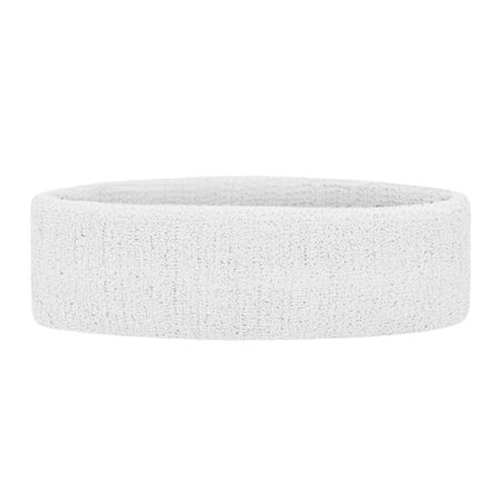 GOGO 100 Pieces Terry Cloth Headbands Cotton Sports Sweatbands-Red / White / Blue