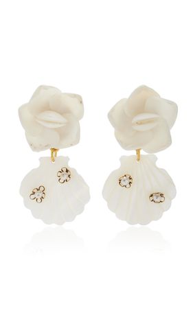 Skye Shell Earrings By Brinker & Eliza | Moda Operandi