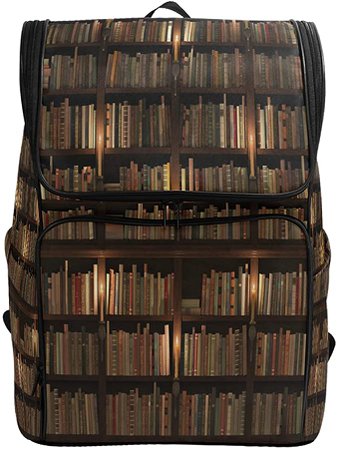 Book Bookshelf Bookworm Backpack