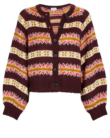 The Great The Loom Striped Cardigan | INTERMIX®