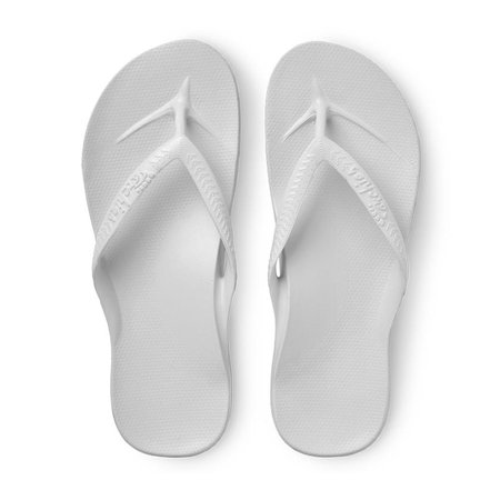 White - Arch Support Jandals - Archies Footwear Pty Ltd. | New Zealand