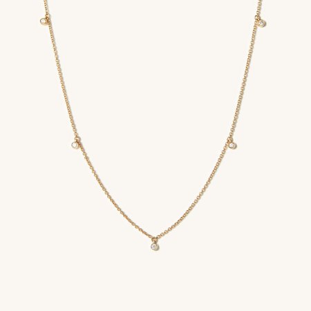 Diamonds Station Necklace | Mejuri