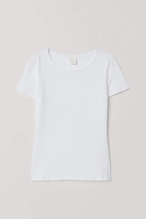 Jersey Top - White