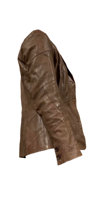 vintage whistles brown leather jacket