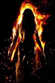 girl on fire aesthetic photo - Google Search