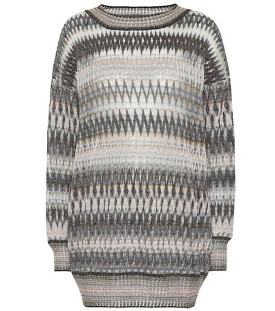 Chevron knit sweater