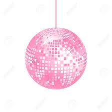 pink glitter ball png - Google Search