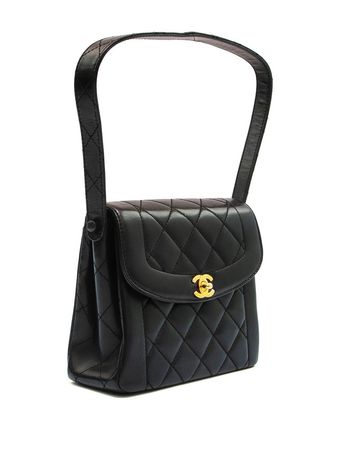 Chanel Pre-Owned 1990s CC Turn-lock Shoulder Bag - Farfetch