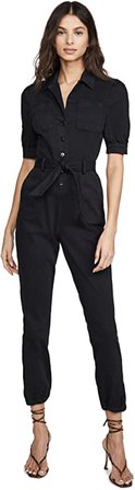 Amazon.com: PAIGE Women's Mayslie Jumpsuit, Washed Black, 6 : Clothing, Shoes & Jewelry