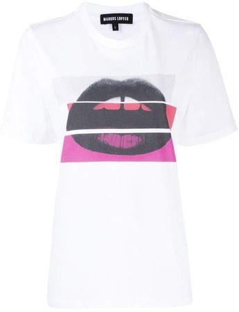 Alex lip print T-shirt