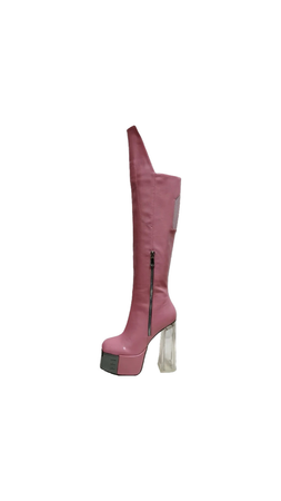 pink Rick Owen boots