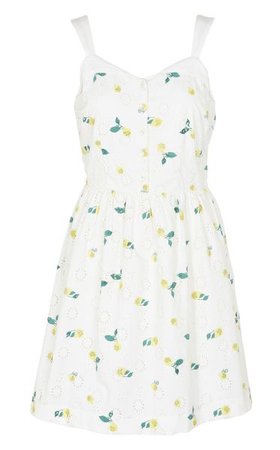 KARL MARC JOHN Short embroidered cotton dress with straps