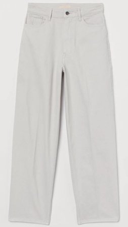 H&M Taupe Tapered Jeans
