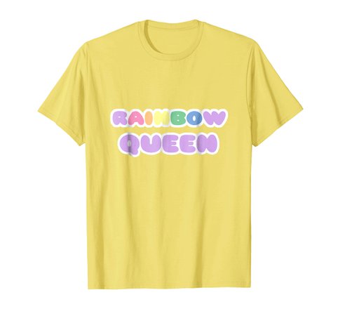 Amazon.com: "Rainbow Queen" Tee: Clothing
