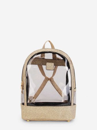 Clear Design BackpackFor Women-romwe