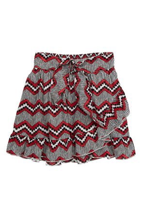 Scotch R'Belle Ruffle Faux Wrap Skirt (Little Girls & Big Girls) | Nordstrom