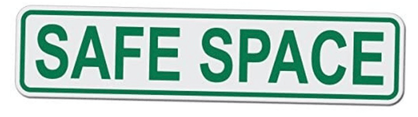 safe space sign