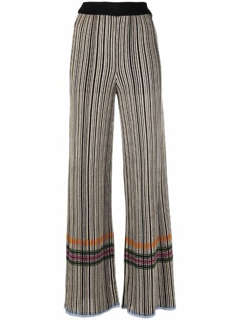 Missoni Striped Knitted Trousers - Farfetch