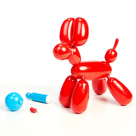 Amazon.com: Squeakee The Balloon Dog - Feed Him, Teach Him Tricks, Pop Him, and Watch Him Deflate!, Red: Toys & Games