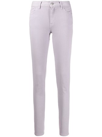 Purple Just Cavalli Mid-Rise Skinny Jeans | Farfetch.com