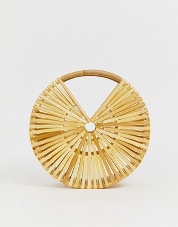 ASOS DESIGN bamboo circle bag | ASOS