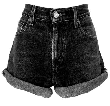 Denim shorts PNG