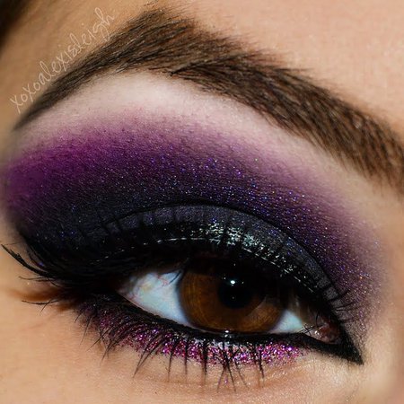 purple black eyeshadow