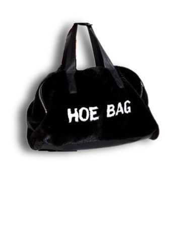 Laquan Smith hoe bag black purse