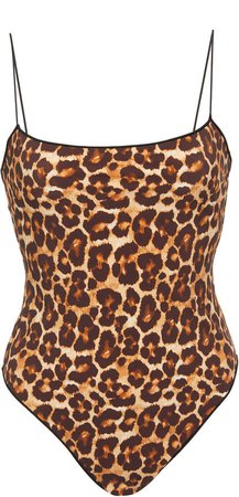 Tropic of C The C Leopard-Print Swimsuit
