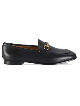 Shop Gucci Jordaan Leather Loafers | Saks Fifth Avenue
