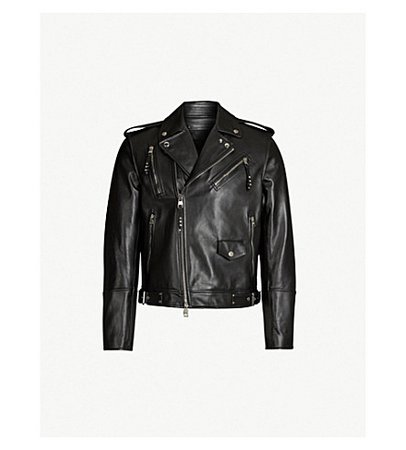 DEADWOOD - Izzy star epaulette leather jacket | Selfridges.com