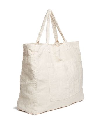 Once Milano Linen Weekend Tote Bag - Farfetch