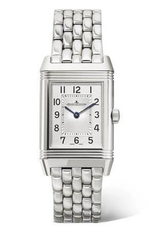 Jaeger-LeCoultre | Reverso Classic Duetto small stainless steel and diamond watch | NET-A-PORTER.COM