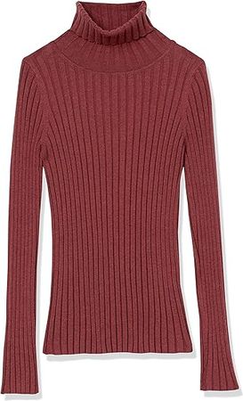 Amazon.com: The Drop Women's Amy Fitted Turtleneck Ribbed Sweater : Clothing, Shoes & Jewelry
