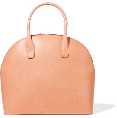 Leather Tote - Camel