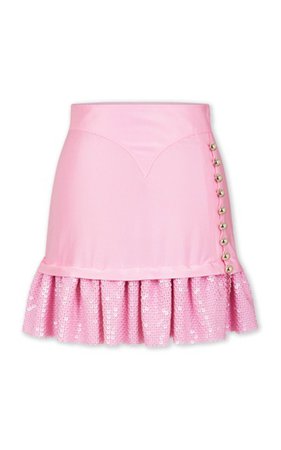 Sequined Jersey Mini Skirt By Paco Rabanne | Moda Operandi
